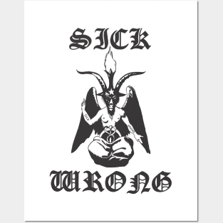 S&W Baphomet (blk) Posters and Art